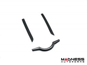 Alfa Romeo Stelvio Central Console Frame Trim - Carbon Fiber - Pre '20 Alfa Romeo Stelvio Central Console Frame Trim - Carbon Fiber - Pre '20